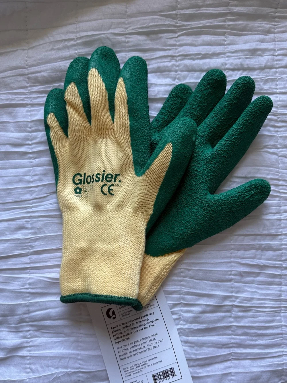 Glossier Fleur Collectible Gardening Gloves